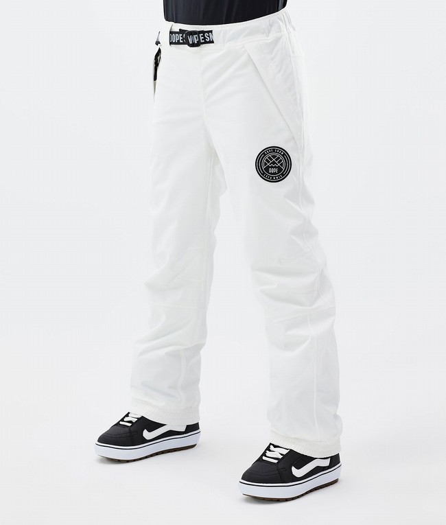 Women Dope Blizzard W Snowboard Pants White | CUODTSX-18