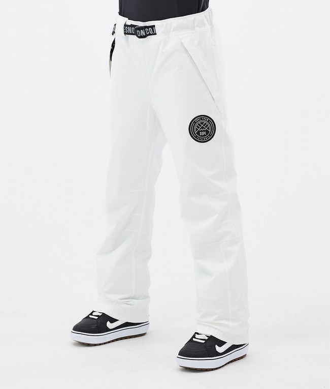 Women Dope Blizzard W Snowboard Pants White | SYAVMXU-48