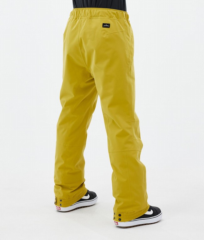 Women Dope Blizzard W Snowboard Pants Yellow | SNLQRGE-13