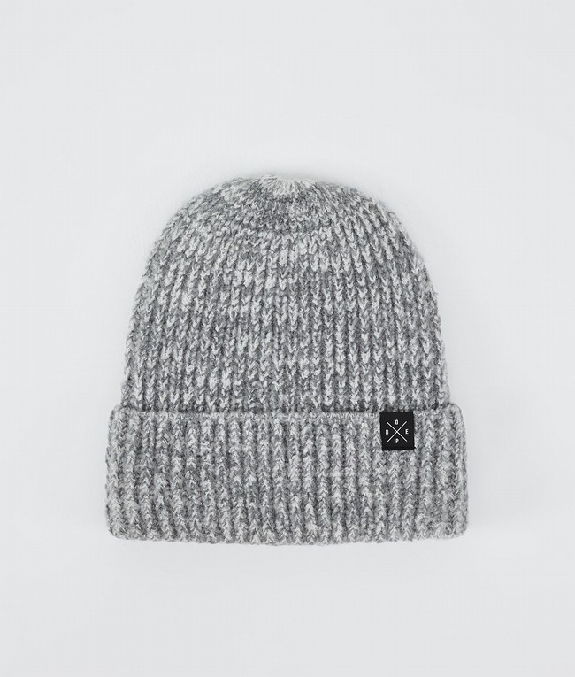 Women Dope Chunky 2022 Beanie Grey | IDVAKMR-31