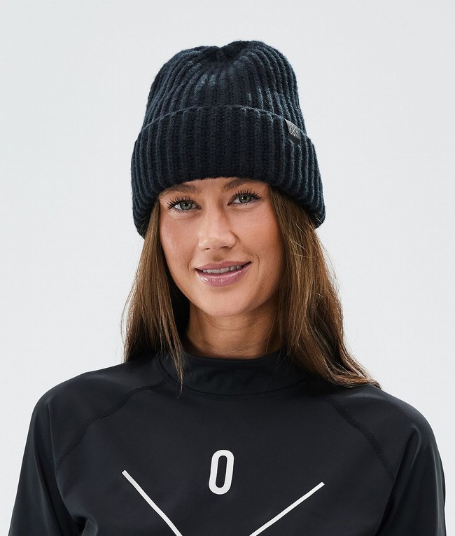 Women Dope Chunky Beanie Black | LVWQFTM-71