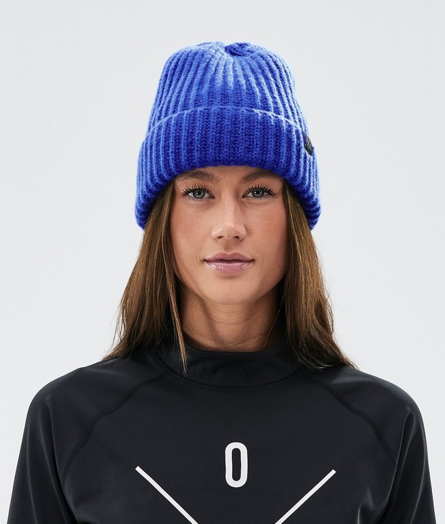 Women Dope Chunky Beanie Deep Blue | ESANDJL-52