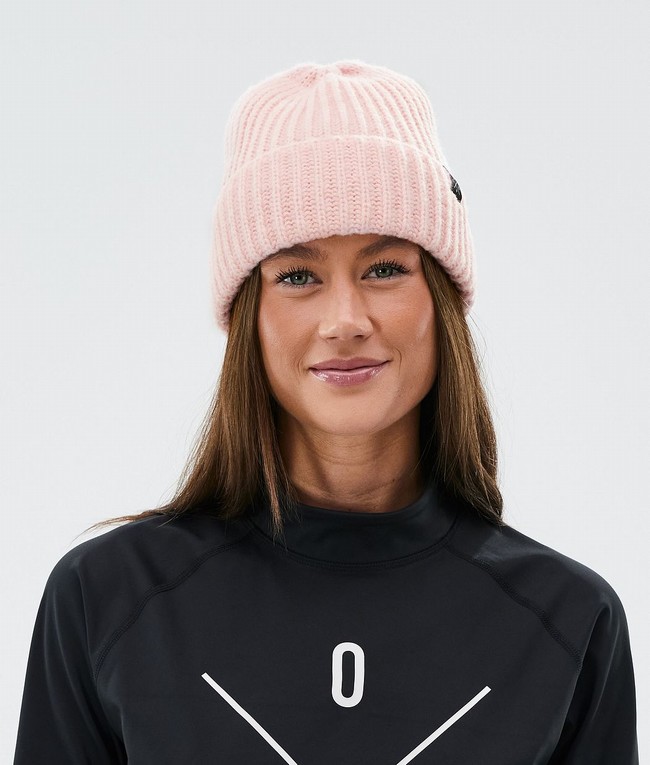 Women Dope Chunky Beanie Pink | OLJBUGT-53