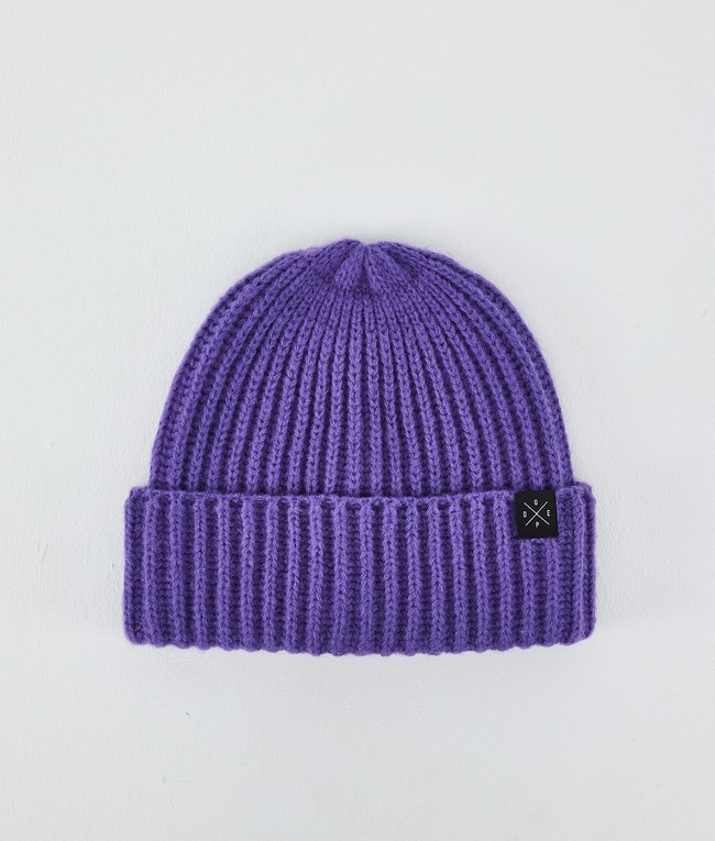 Women Dope Chunky Beanie Purple | OULWATN-21