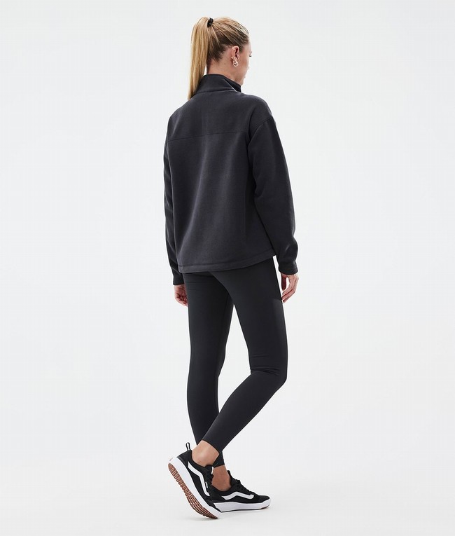 Women Dope Comfy W Fleece Black | XHSWUNI-19