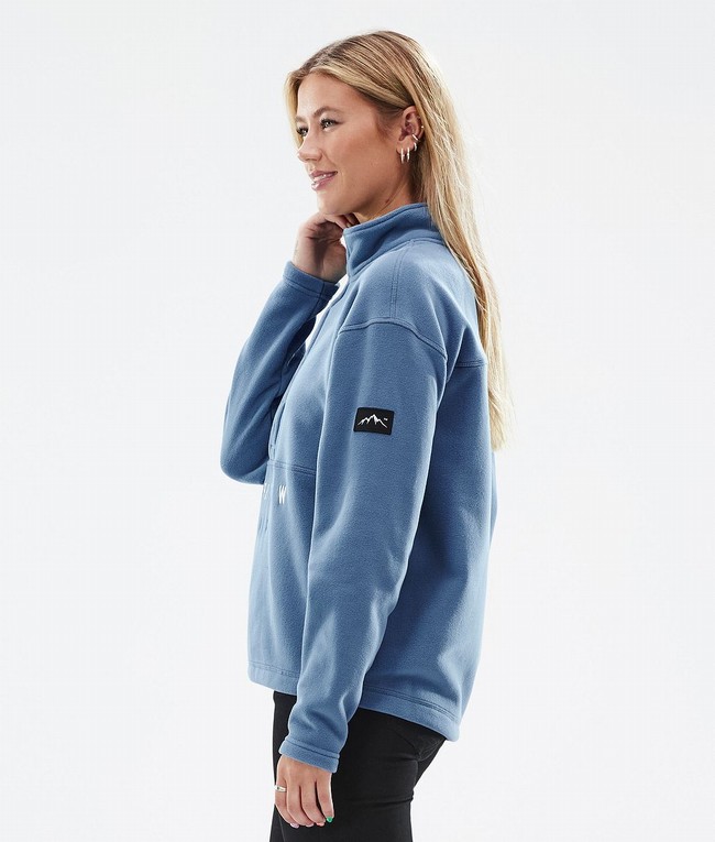 Women Dope Comfy W Fleece Blue / Grey | DAFPMUC-13