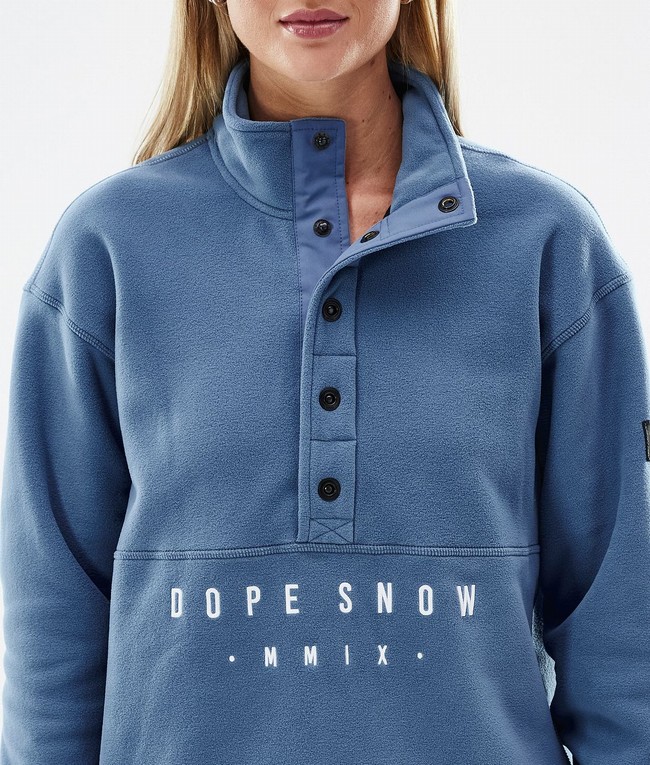 Women Dope Comfy W Fleece Blue / Grey | DAFPMUC-13