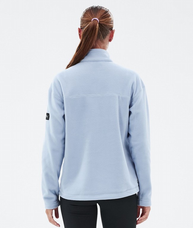 Women Dope Comfy W Fleece Light Blue | NAMTYBO-93