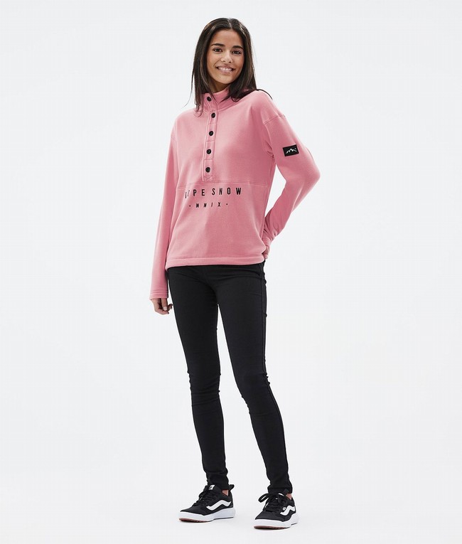 Women Dope Comfy W Fleece Pink | MSGUEAI-73