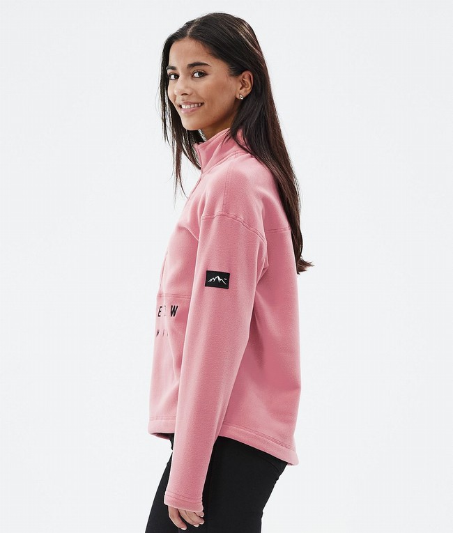 Women Dope Comfy W Fleece Pink | MSGUEAI-73