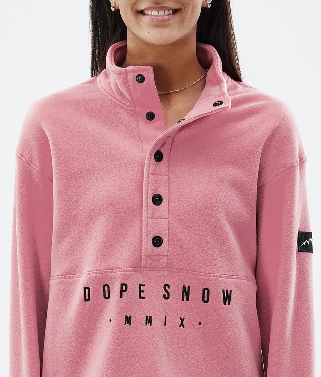 Women Dope Comfy W Fleece Pink | MSGUEAI-73