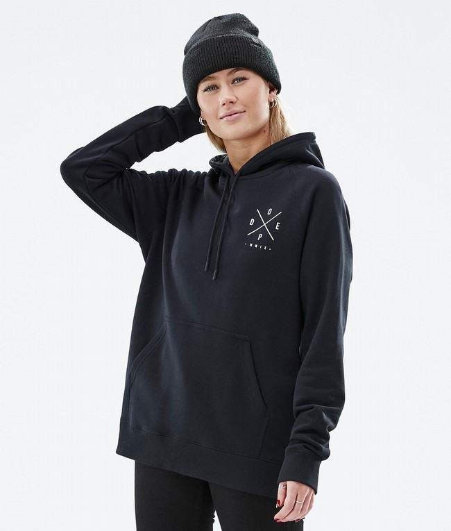 Women Dope Common W 2022 Hoodie Black | CYULPVN-08