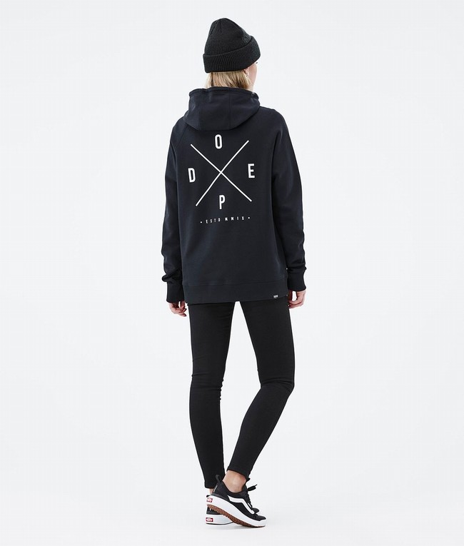 Women Dope Common W 2022 Hoodie Black | CYULPVN-08