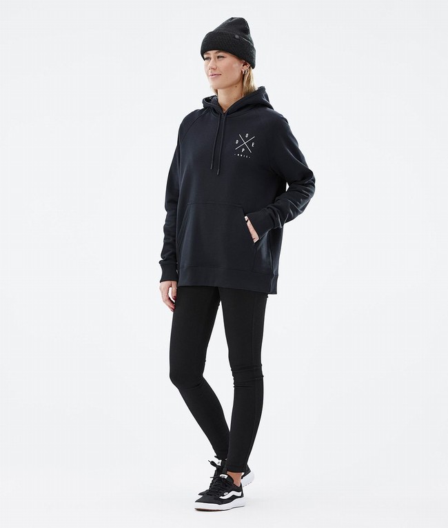 Women Dope Common W 2022 Hoodie Black | CYULPVN-08