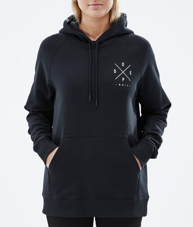 Women Dope Common W 2022 Hoodie Black | CYULPVN-08