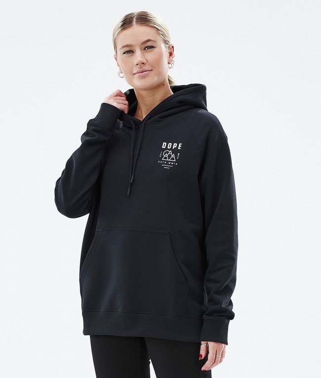 Women Dope Common W 2022 Hoodie Black | SMHAYTW-78