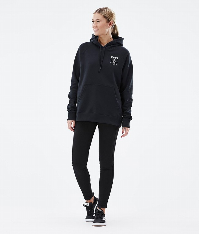 Women Dope Common W 2022 Hoodie Black | SMHAYTW-78