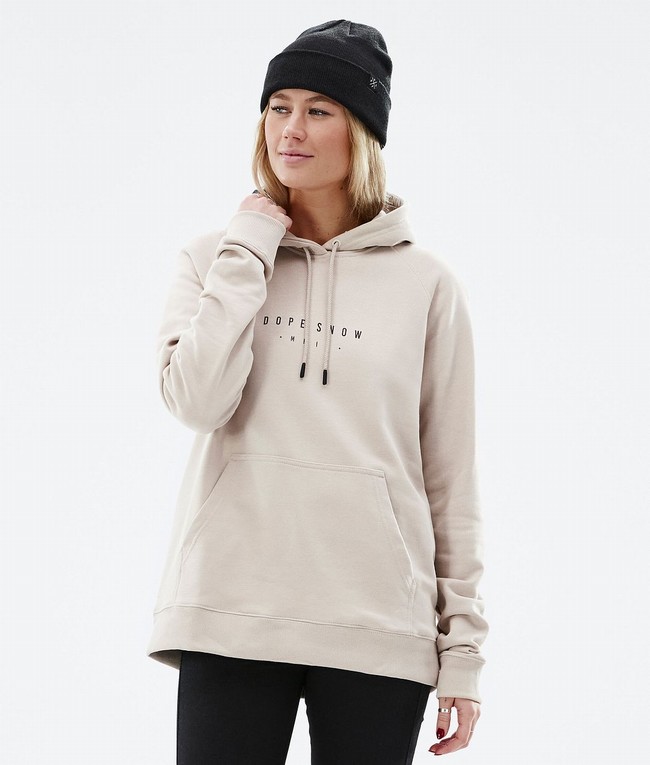 Women Dope Common W 2022 Hoodie Brown | LXDWVFO-27