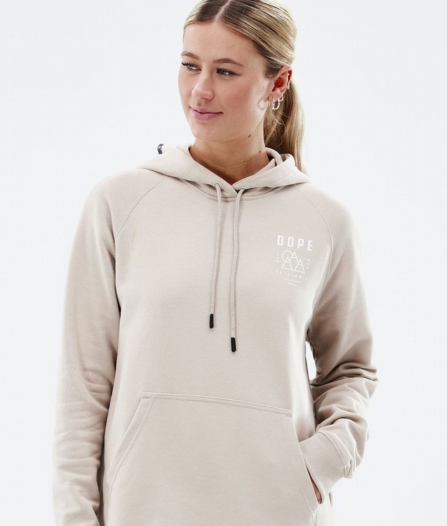 Women Dope Common W 2022 Hoodie Brown | YUPGXRZ-05