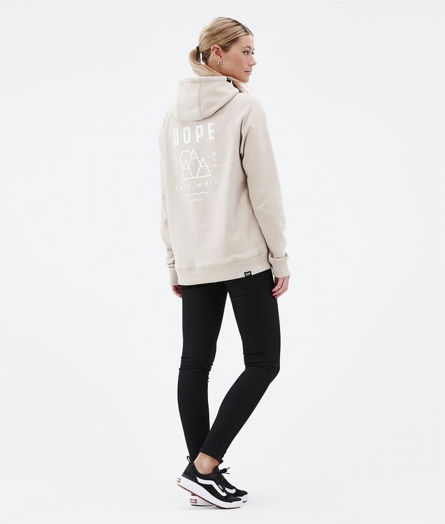 Women Dope Common W 2022 Hoodie Brown | YUPGXRZ-05