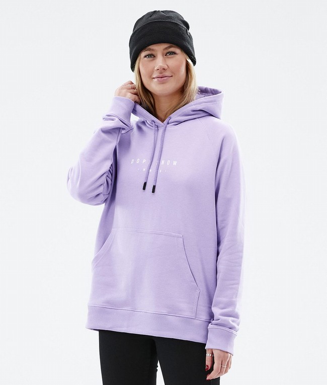 Women Dope Common W 2022 Hoodie Purple | JEQMDCG-56