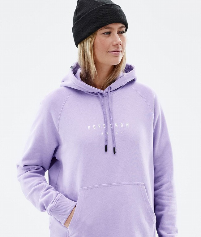 Women Dope Common W 2022 Hoodie Purple | JEQMDCG-56