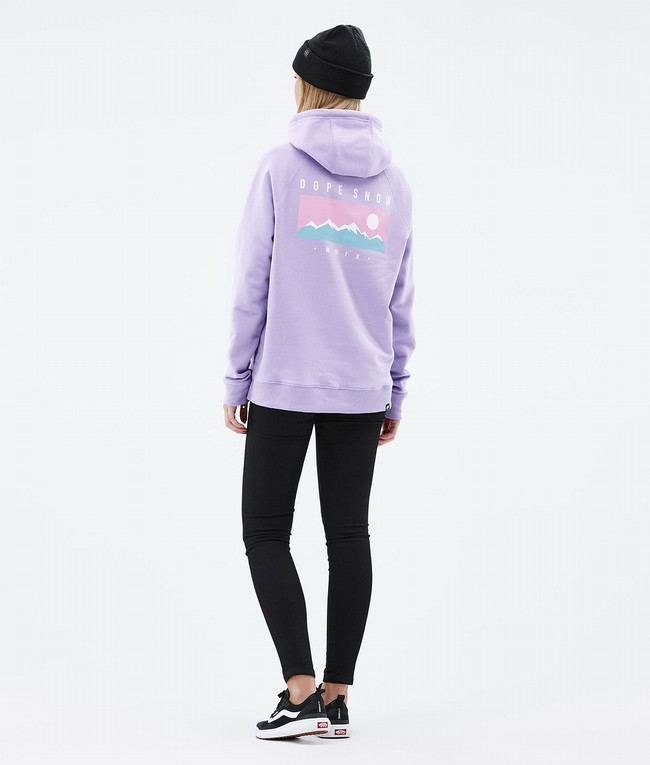 Women Dope Common W 2022 Hoodie Purple | JEQMDCG-56