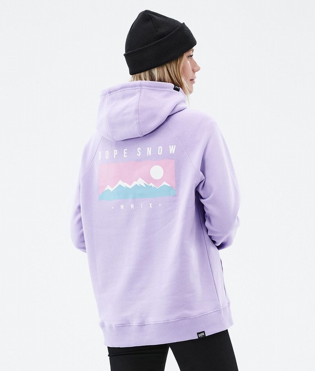 Women Dope Common W 2022 Hoodie Purple | JEQMDCG-56