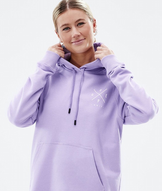 Women Dope Common W 2022 Hoodie Purple | FJXSDZC-91