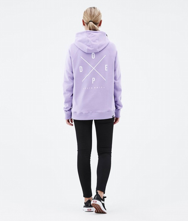 Women Dope Common W 2022 Hoodie Purple | FJXSDZC-91