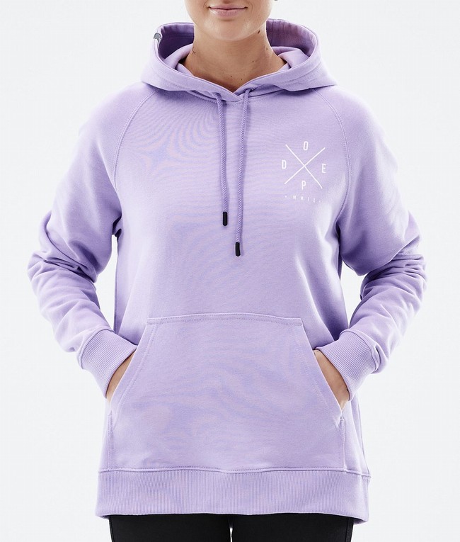 Women Dope Common W 2022 Hoodie Purple | FJXSDZC-91