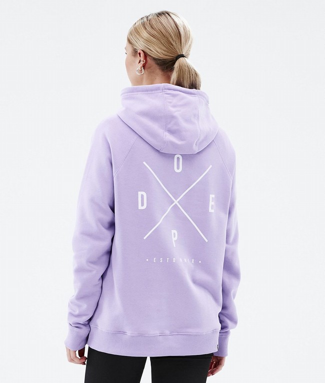 Women Dope Common W 2022 Hoodie Purple | FJXSDZC-91