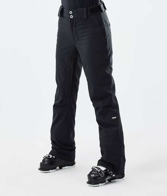 Women Dope Con W Ski Pants Black | PGMEFQR-19