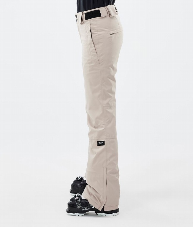 Women Dope Con W Ski Pants Brown | RMEJQNX-19