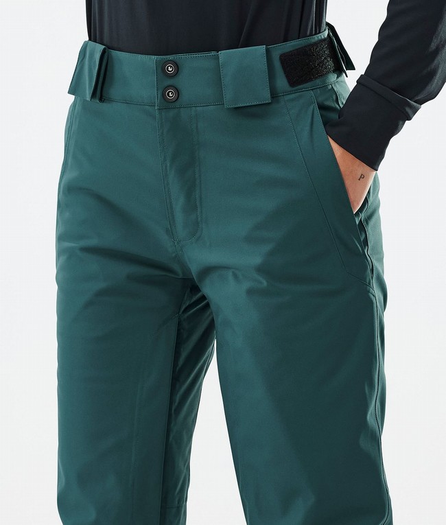 Women Dope Con W Ski Pants Green | EADVNBT-78