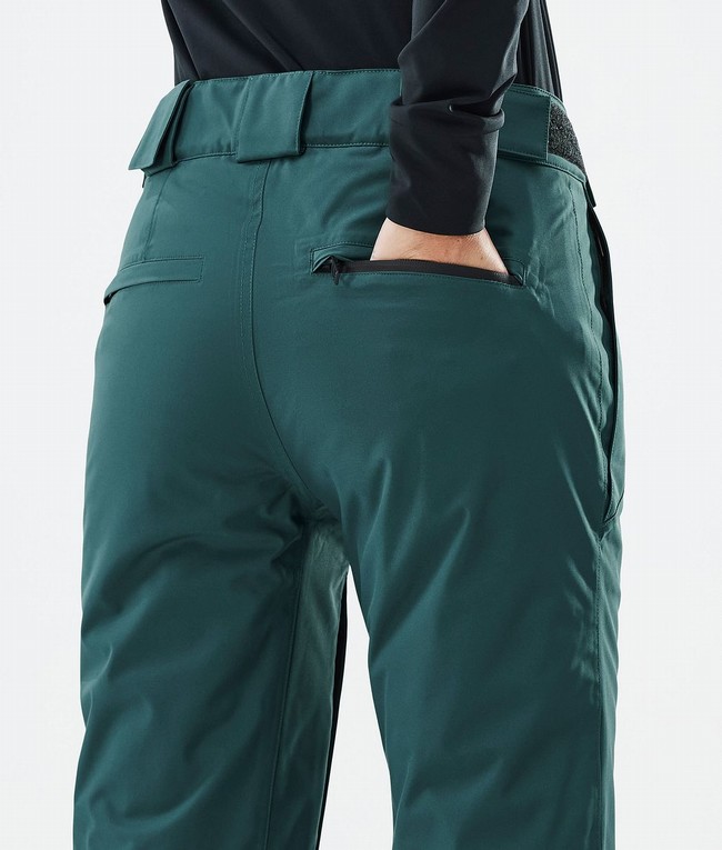 Women Dope Con W Ski Pants Green | EADVNBT-78