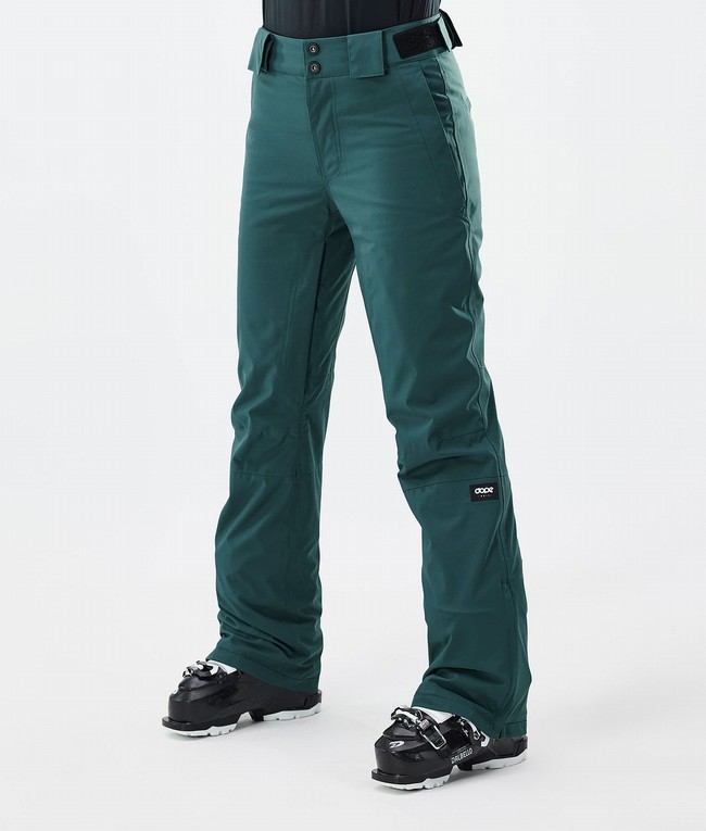 Women Dope Con W Ski Pants Green | EADVNBT-78