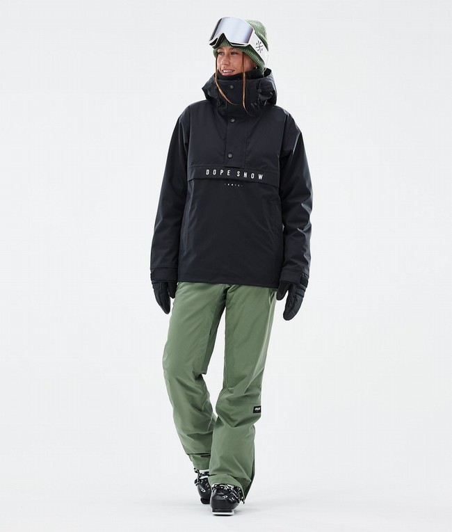 Women Dope Con W Ski Pants Green | QPSMETO-92