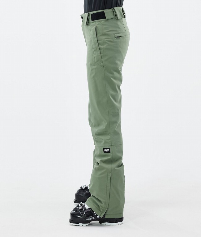 Women Dope Con W Ski Pants Green | QPSMETO-92