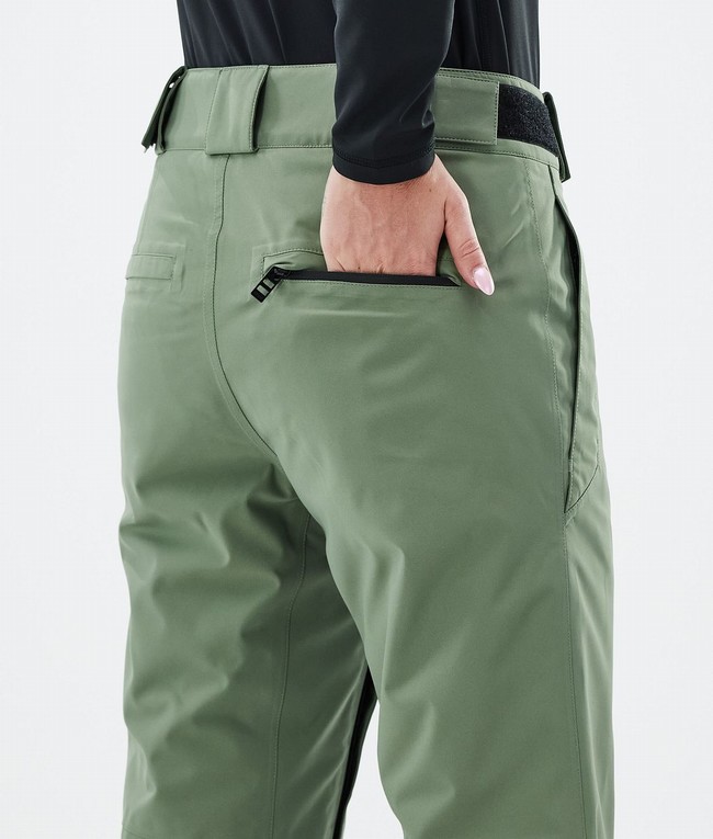 Women Dope Con W Ski Pants Green | QPSMETO-92