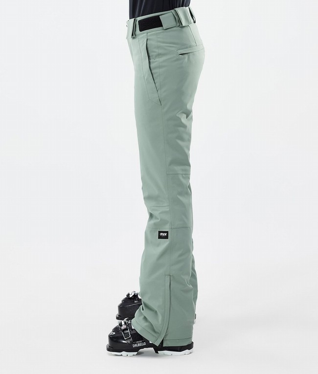 Women Dope Con W Ski Pants Green | YVWLCDT-16