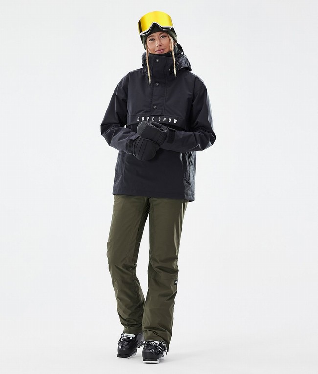 Women Dope Con W Ski Pants Olive / Green | FCXTAWV-65