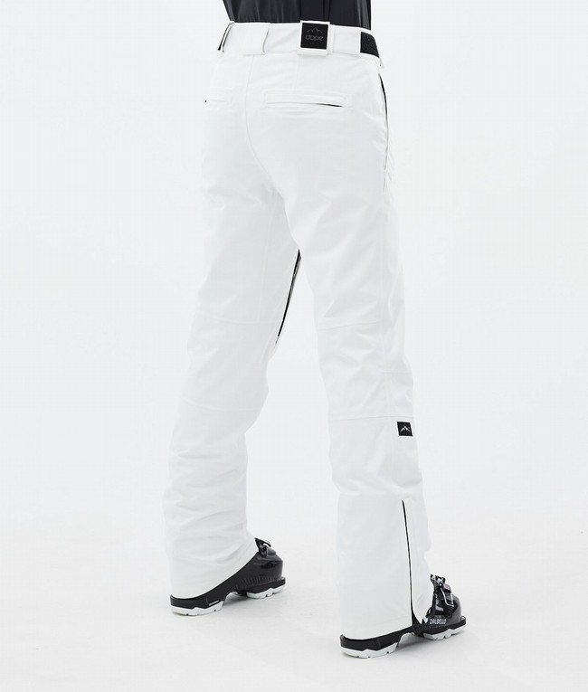 Women Dope Con W Ski Pants White | JPQOXFI-93