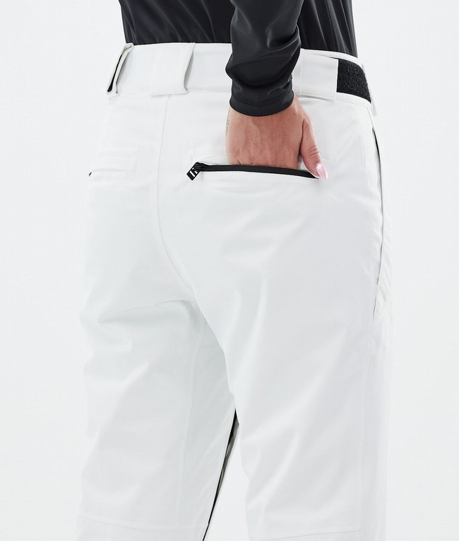 Women Dope Con W Ski Pants White | JPQOXFI-93