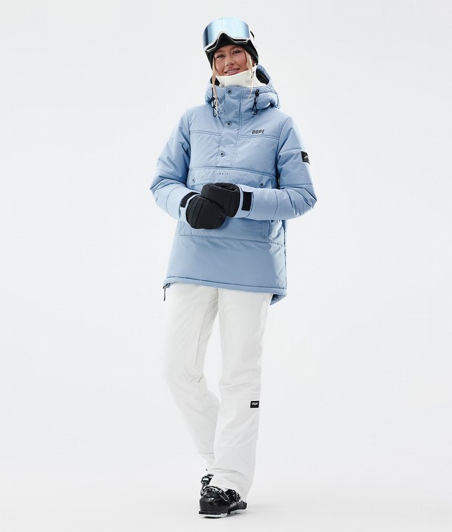 Women Dope Con W Ski Pants White | PDVRZXA-63