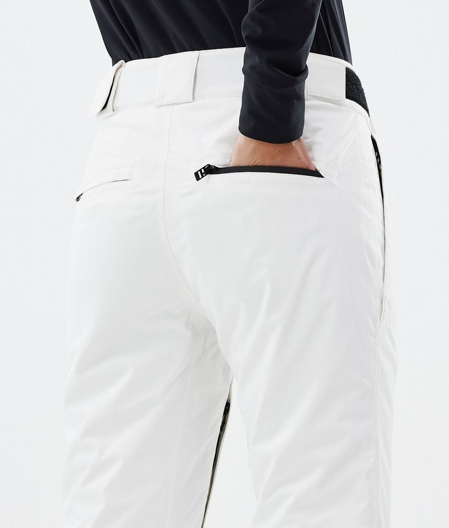 Women Dope Con W Ski Pants White | PDVRZXA-63