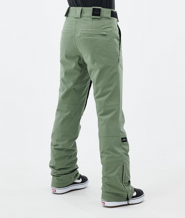 Women Dope Con W Snowboard Pants Green | IJXUBTL-82