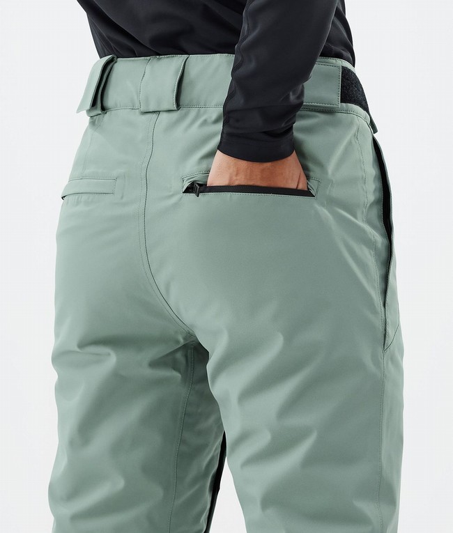 Women Dope Con W Snowboard Pants Green | MSVBFRO-65