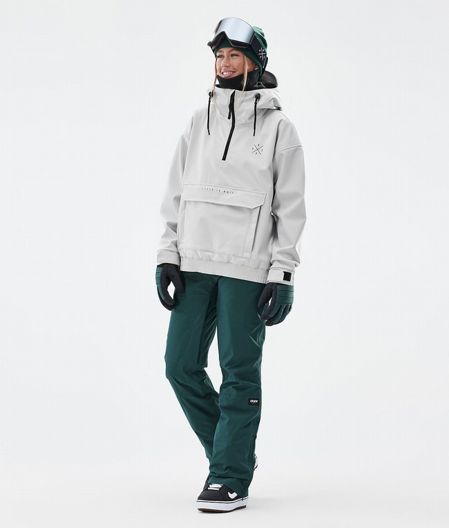 Women Dope Con W Snowboard Pants Green | BSPJRQT-70