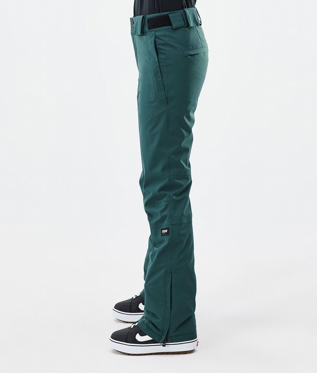 Women Dope Con W Snowboard Pants Green | BSPJRQT-70